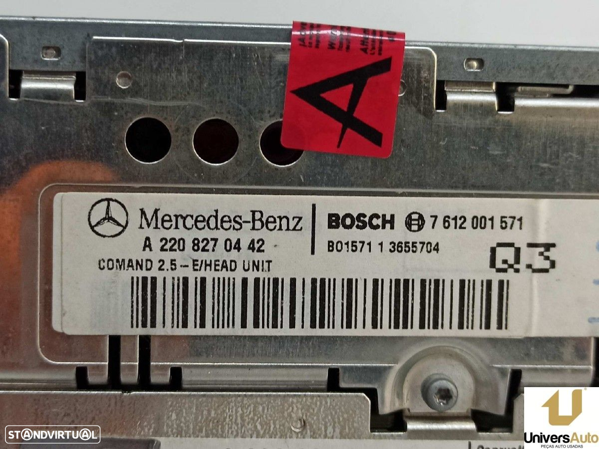 SISTEMA NAVEGAÇÃO GPS MERCEDES CLASE S (W220) BERLINA 320 CDI (220.026) - 5