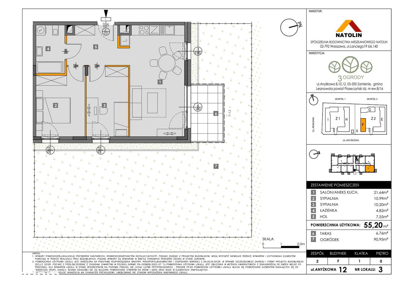 przytulne 3-pok. mieszkanie 12_3 - Pełny obrazek: 2/7