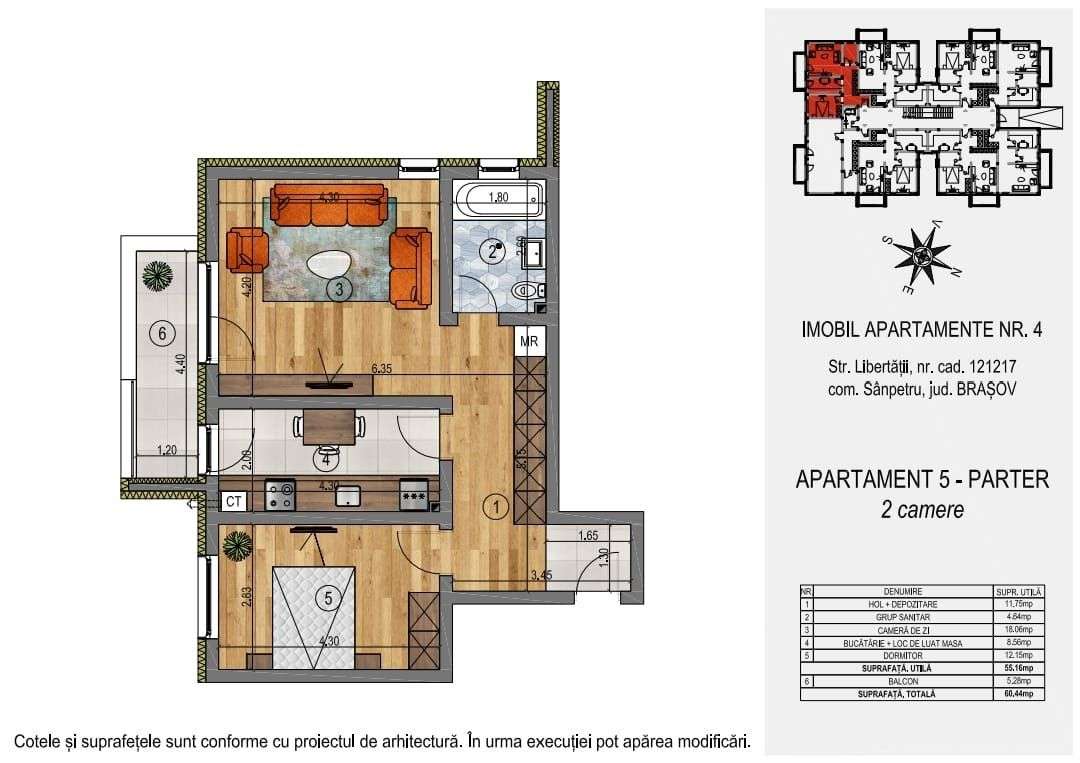 TVA redus 50%  Apartament 2 camere parter Ofertă Limitată!!!-3