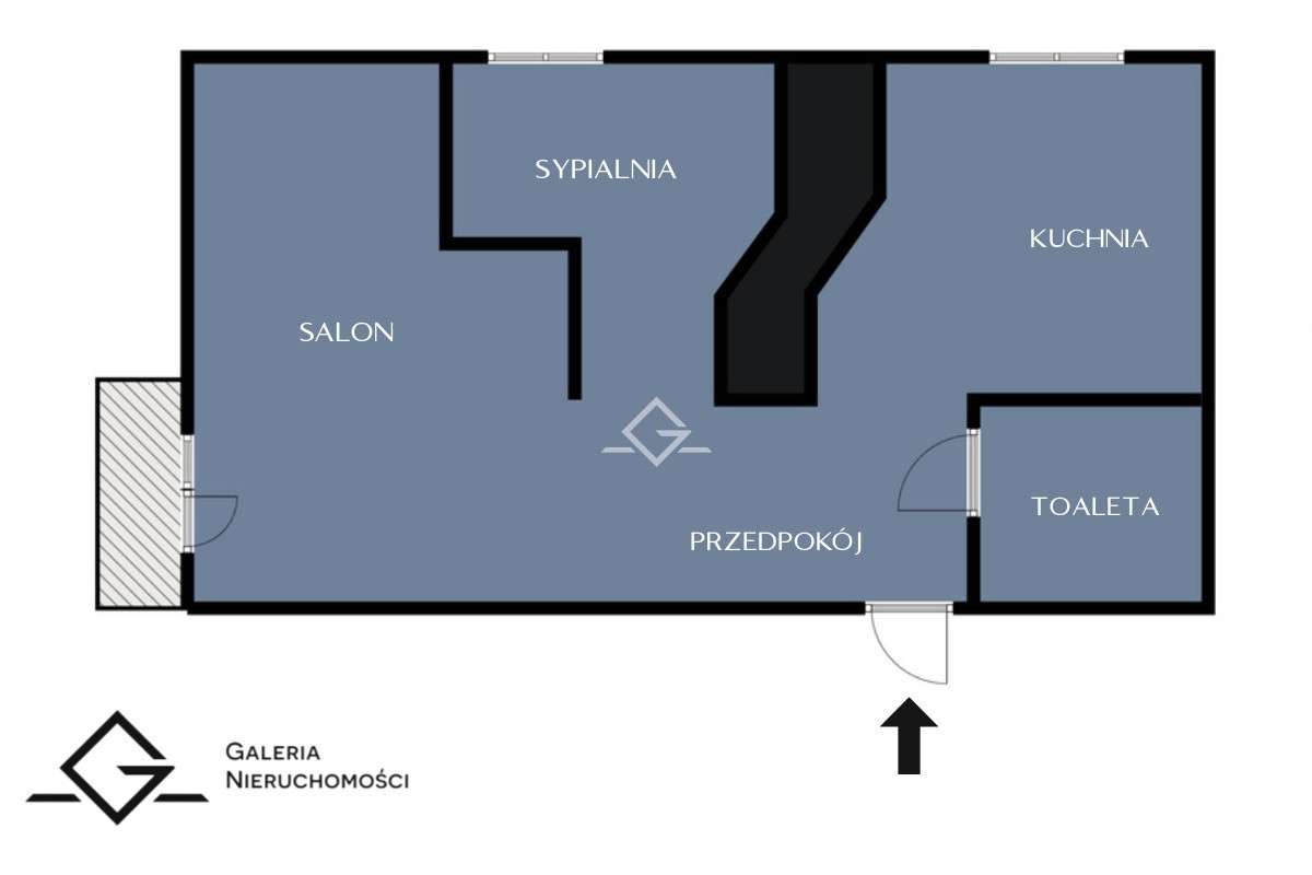 Blisko plaży w Brzeźnie - 2 pokojowe mieszkanie - Pełny obrazek: 2/7
