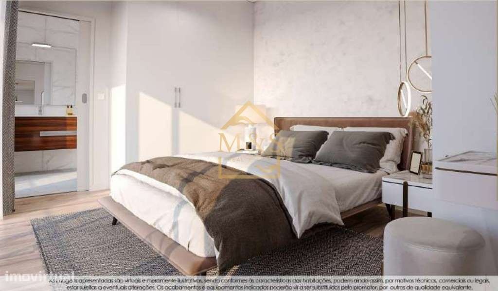 Apartamento T2+1 NOVO - 2 Lug.Garagem, Terraço - Maia-5
