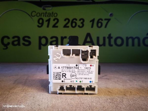 MERCEDES A W177 MÓDULO CONTROLO PORTA TRÁS DIREITA - MD036 - 1