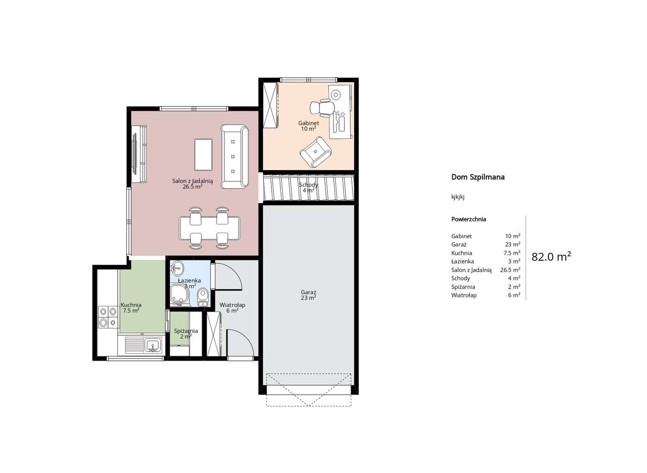 Nowoczesny dom z garażem w doskonałej lokalizacji Łomianki - Pełny obrazek: 5/16