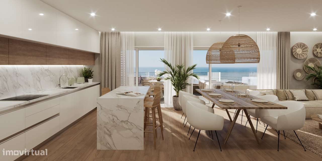 Apartamento T3 com vista mar em condomínio de luxo-Santa Cruz infinity - Grande imagem: 5/37