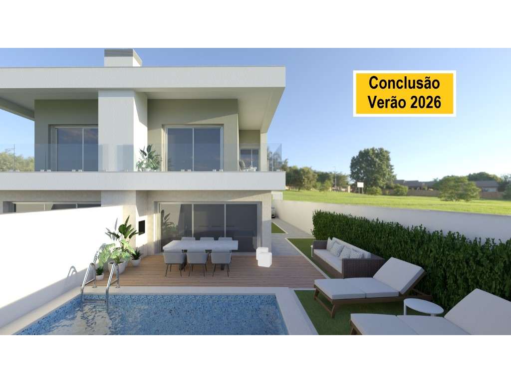 Moradia Geminada T4 em Redondos - Fernão Ferro.-0