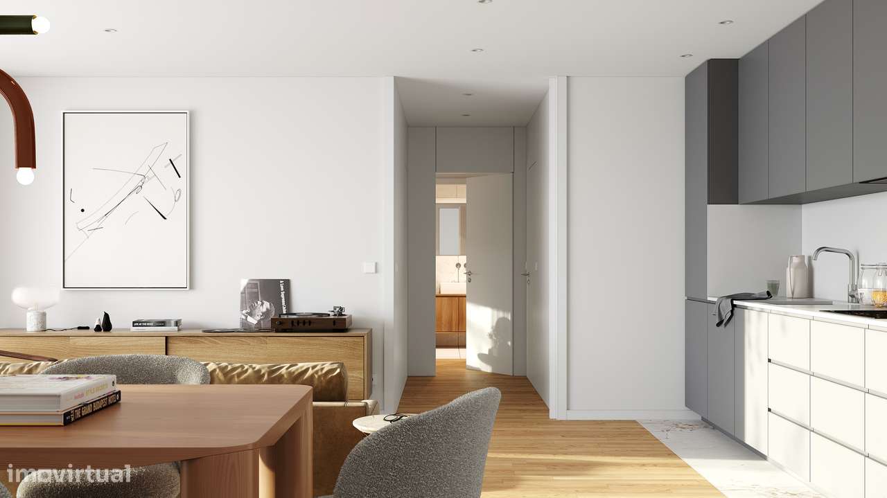 Duplex T3 em construção com varanda em Serralves - Porto - Grande imagem: 4/16