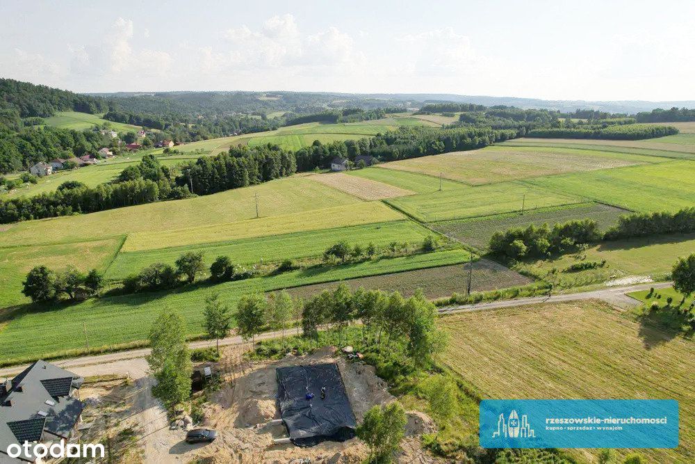 15,44 ar Działka Z Fundamentem Pod Dom Parterowy