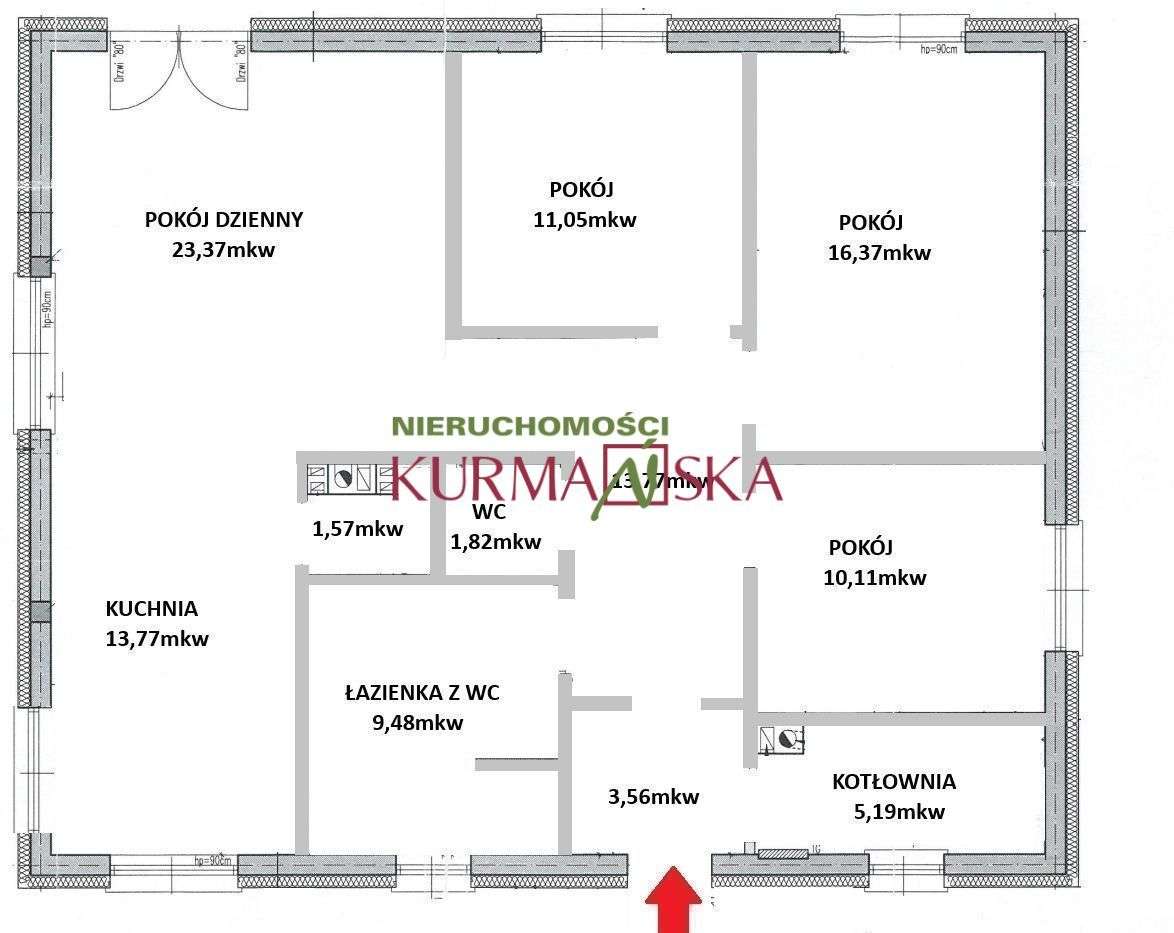 Parterowy dom wolnostojący w Płotach-14
