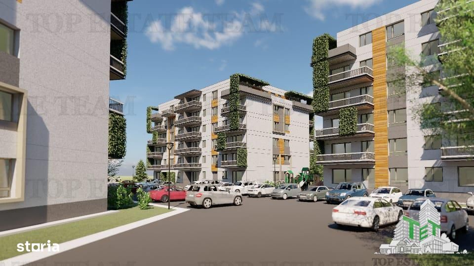 Proiect dezvoltare imobiliara - 4 blocuri P+5 (48 apartamente  bloc)