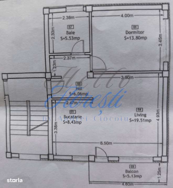 Apartament 2 camere in zona Tineretului - Imagine principală: 3/3