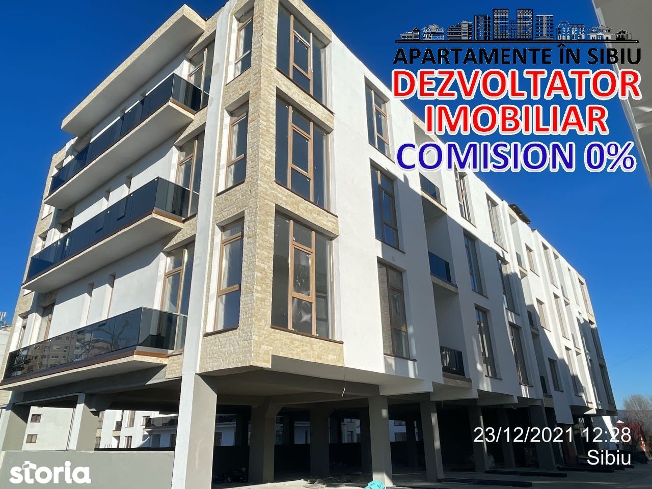 744 euro/mpc Apartament spatios cu loc de parcare privat situat pe et1