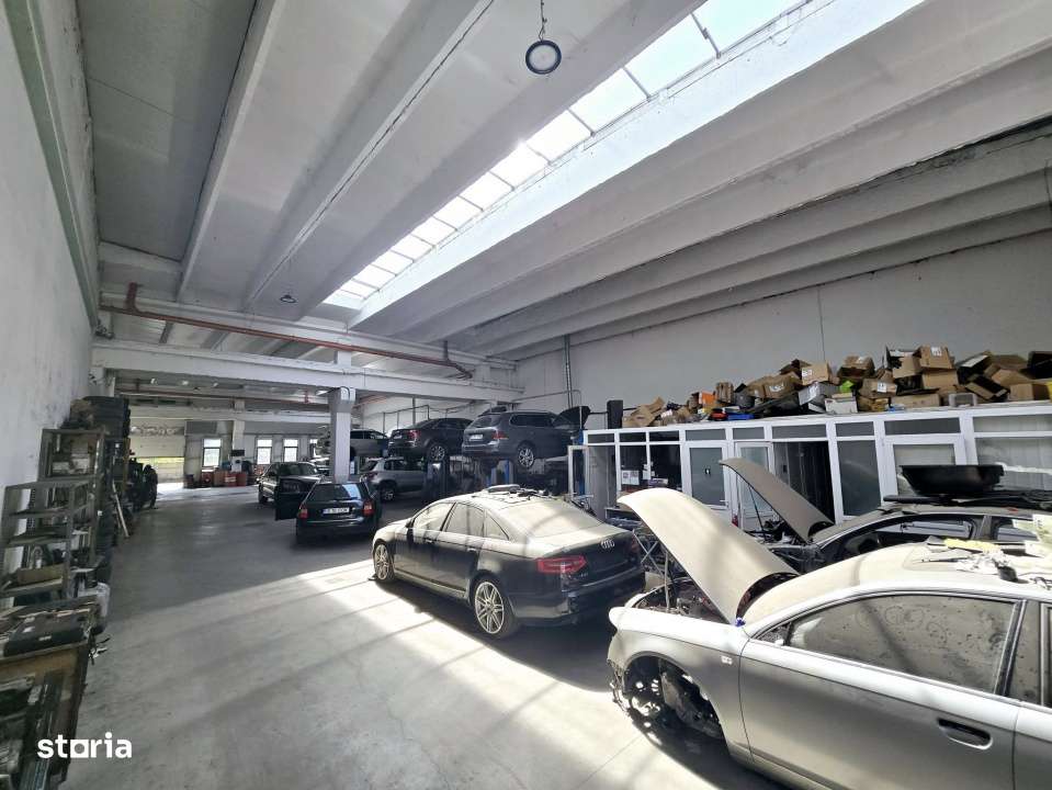 HALĂ INDUSTRIALĂ | IASI BAZA 3 | DE INCHIRIAT | 300 MP + BIROURI 80 - Imagine principală: 2/10