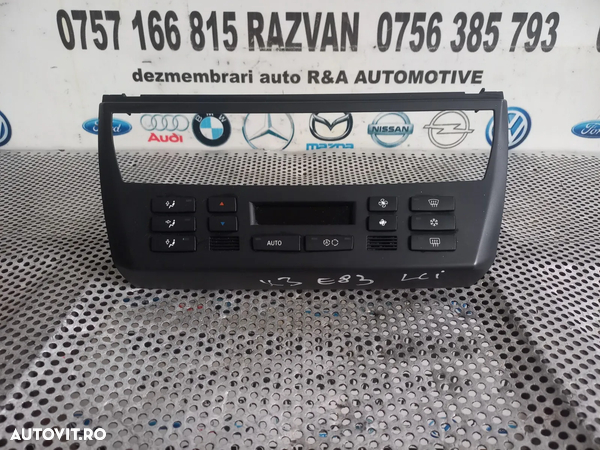 Panou Modul Comenzi Comanda Clima Climatronic Bmw X3 E83 Cod 3443981 Factura Si Garantie - Dezmembrari Arad - 1