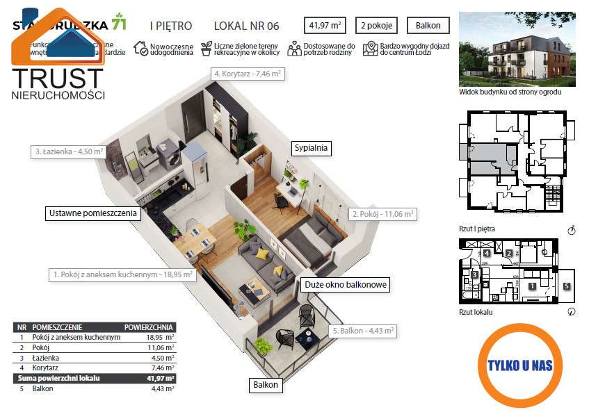 Nowoczesna inwestycja w okolicy StawówStefańskiego - Pełny obrazek: 5/5