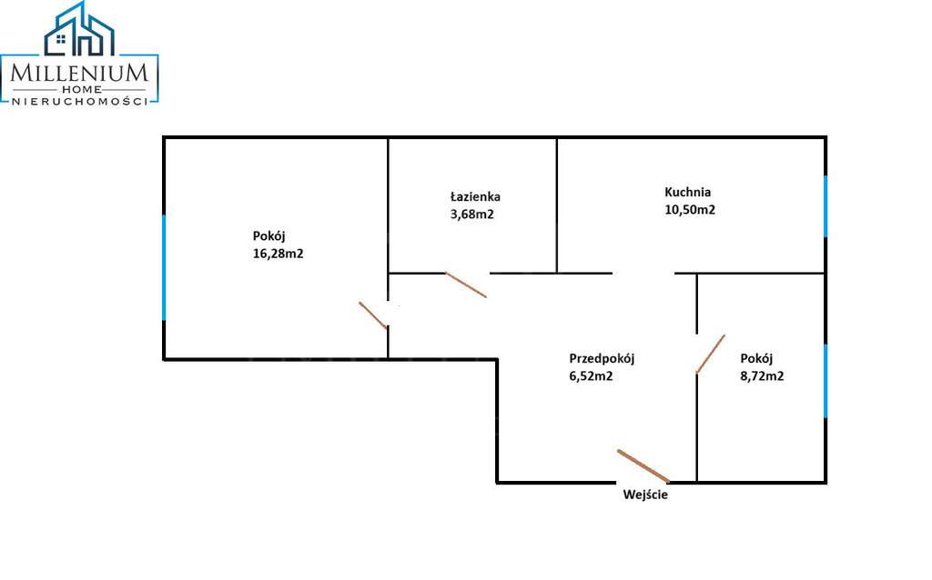 Przemyśl | Blisko centrum | 2 pokoje | 45,7 m²-4