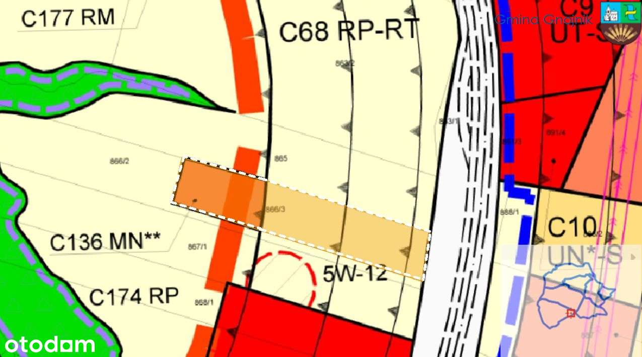 Gosprzydowa  -  pow brzeski, - działka budowlano-rolna 31 ar-14
