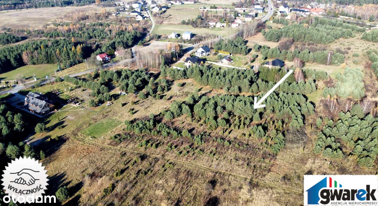 Pejzażowa, szeroka, działka budowlana 3304 m2 Hucisko Włodowice JURA-1