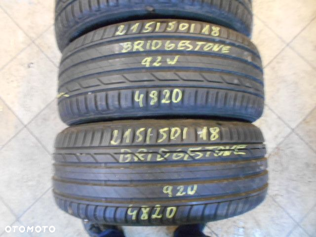 Opony 215/50r18 bridgestone turanza t001 7,7mm lato komplet - 2