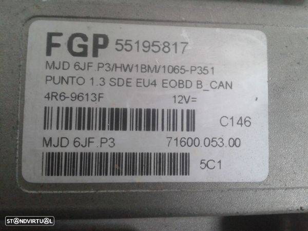 Centralina Do Motor Fiat Punto Van (188_) - 2