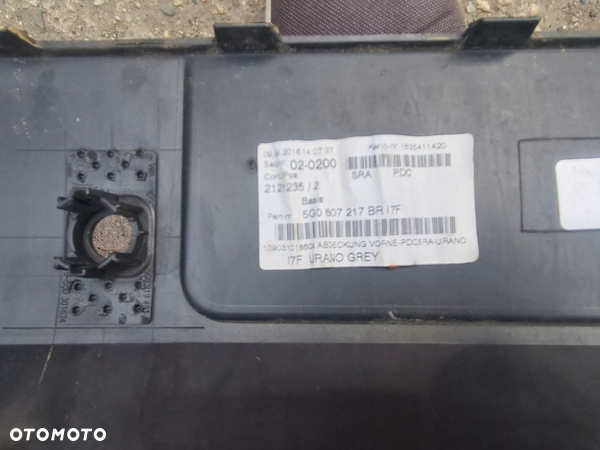 Zderzak przedni pod czujniki parkowania PDC 5G0807221 VW Golf VII - 5