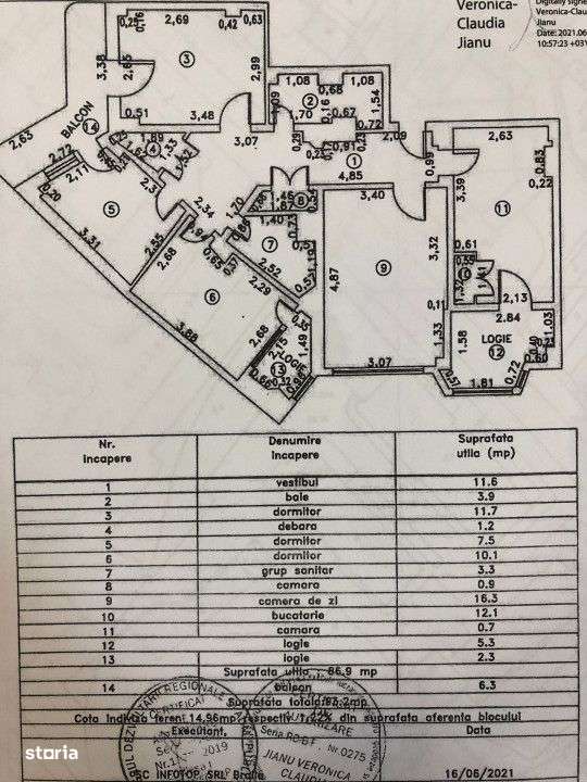 - Calarasilor! Apartament 4 camere decomandat! suprafata 93mp - Imagine principală: 2/14