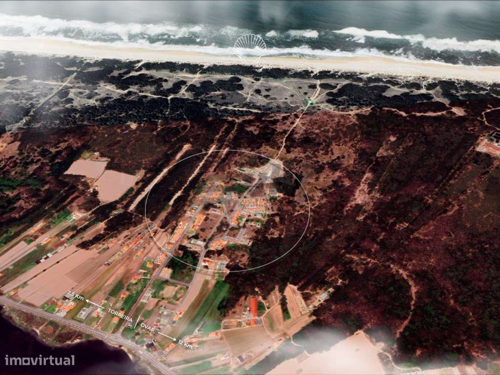Terreno a 500mts da praia em zona tranquila - 2,5Km Torreira - Grande imagem: 4/16