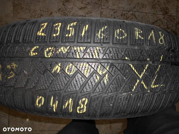 OPONY 235/60R18 CONTINENTAL WINTER CONTACT DOT 0418 / 4417 8MM - 2