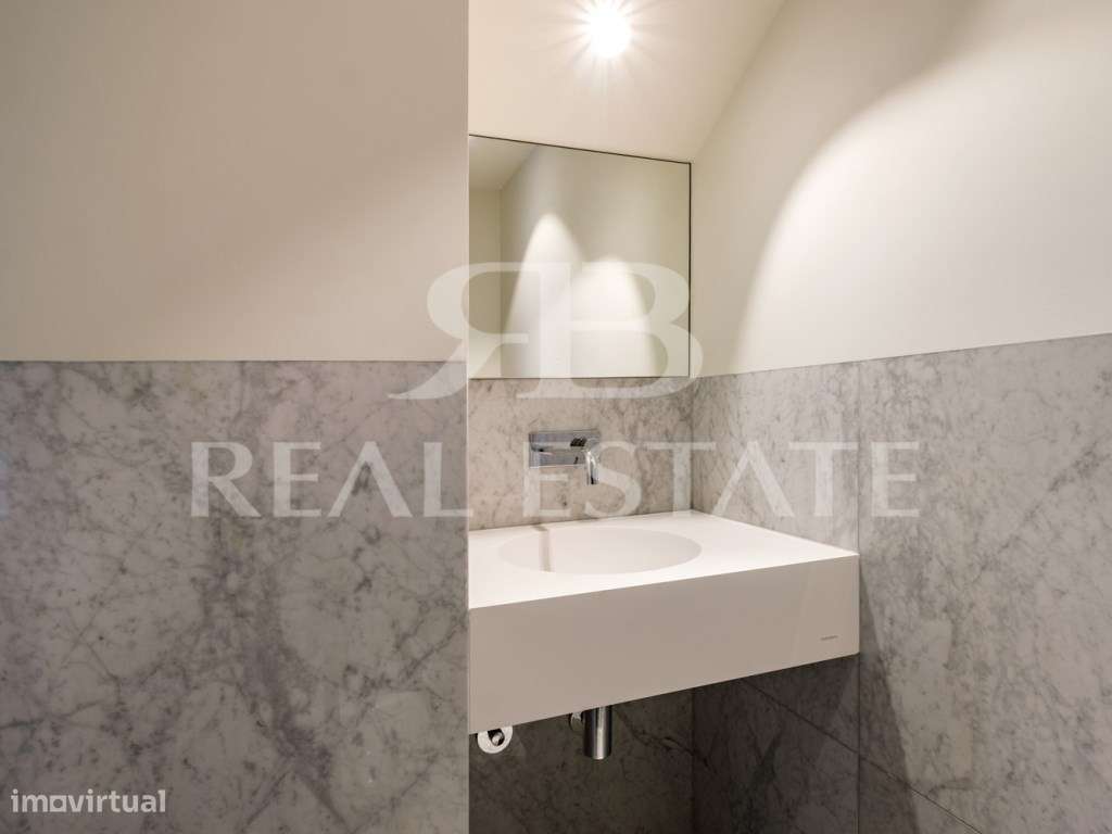 T3 duplex com VISTA + TERRAÇOS + PISCINA + GARAGEM em São Vicente -...-15