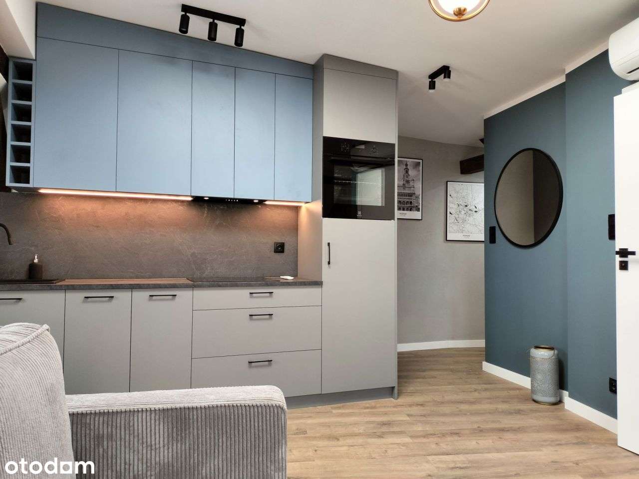 Śliczna kawalerka z klimatyzacją na Łazarzu - Pełny obrazek: 1/9