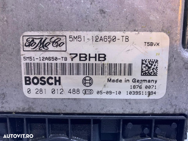 ECU / Calculator Motor Ford C Max 2003 - 2010 1.6TDCI Cod Piesa : 5M51-12A650-TB / 0281012488 - 2