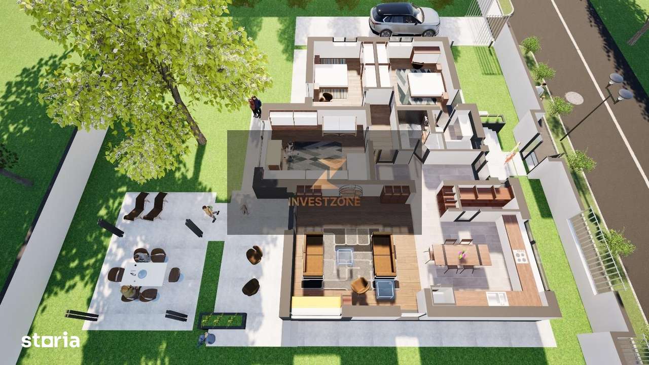 Casă Nouă Modernă cu 4 Camere – Strada Făcliei-12