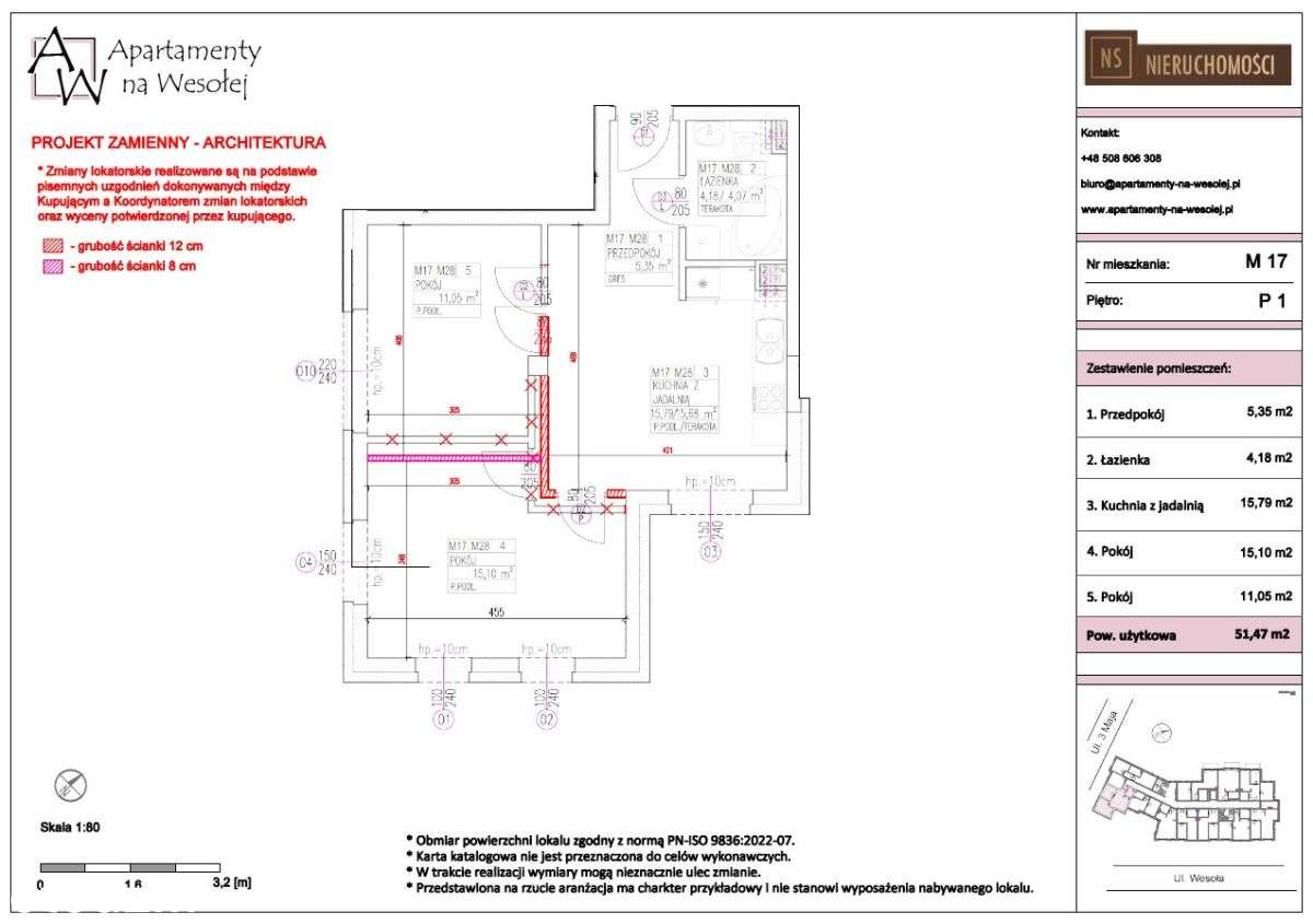 Trzy Pokojowe Mieszkanie I Przestronne I Duże Okna-8