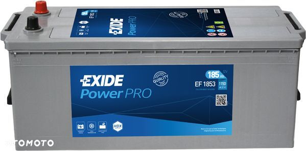 Akumulator Exide EF1853 TIR DOWÓZ - 1