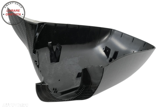 Capace oglinzi BMW Seria 5  F10 F11 F18 Non LCI (07.2010-2013) Carbon Film M Desig- livrare gratuita - 9