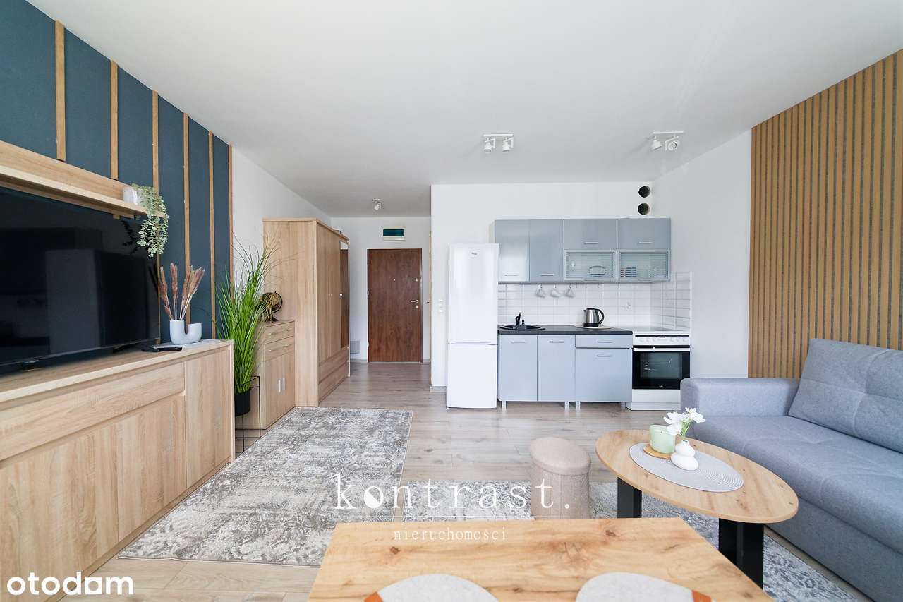 Nowa Cukrownia - Kawalerka z ogródkiem, piwnicą i klimatyzacją - Pełny obrazek: 2/10