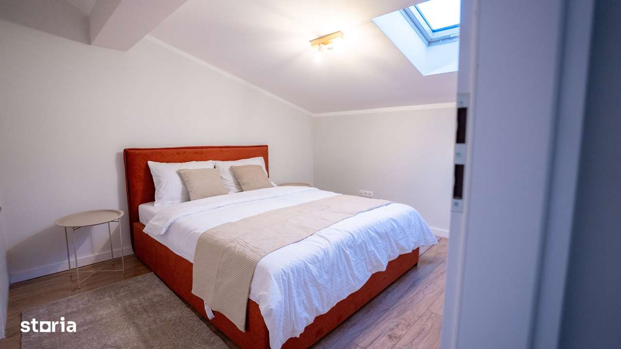 Penthouse superb in ansamblu nou cu vile - 4 camere - mobilat + utilat - Imagine principală: 5/9