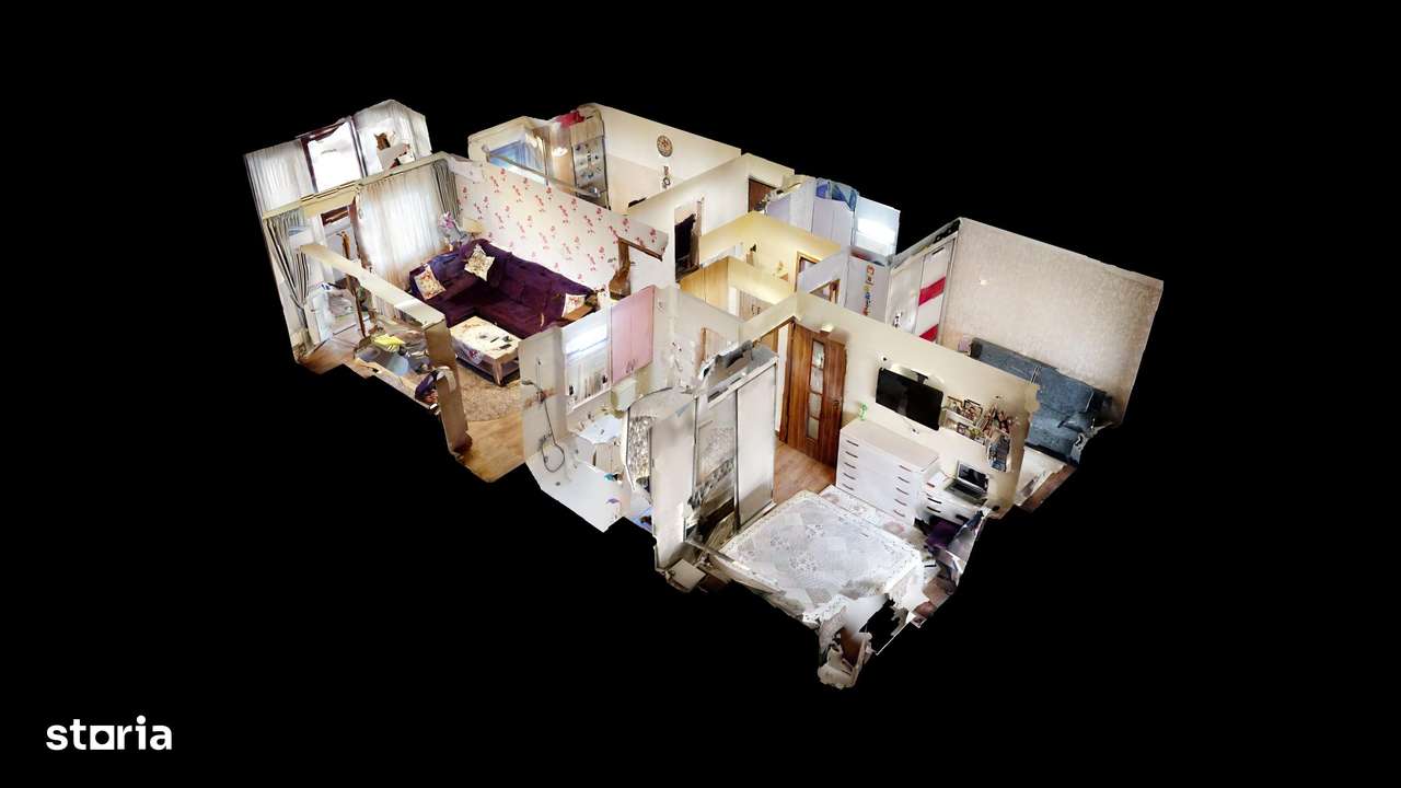 Apartament 3 camere 2 bai spatios utilat/mobilat - Imagine principală: 2/9