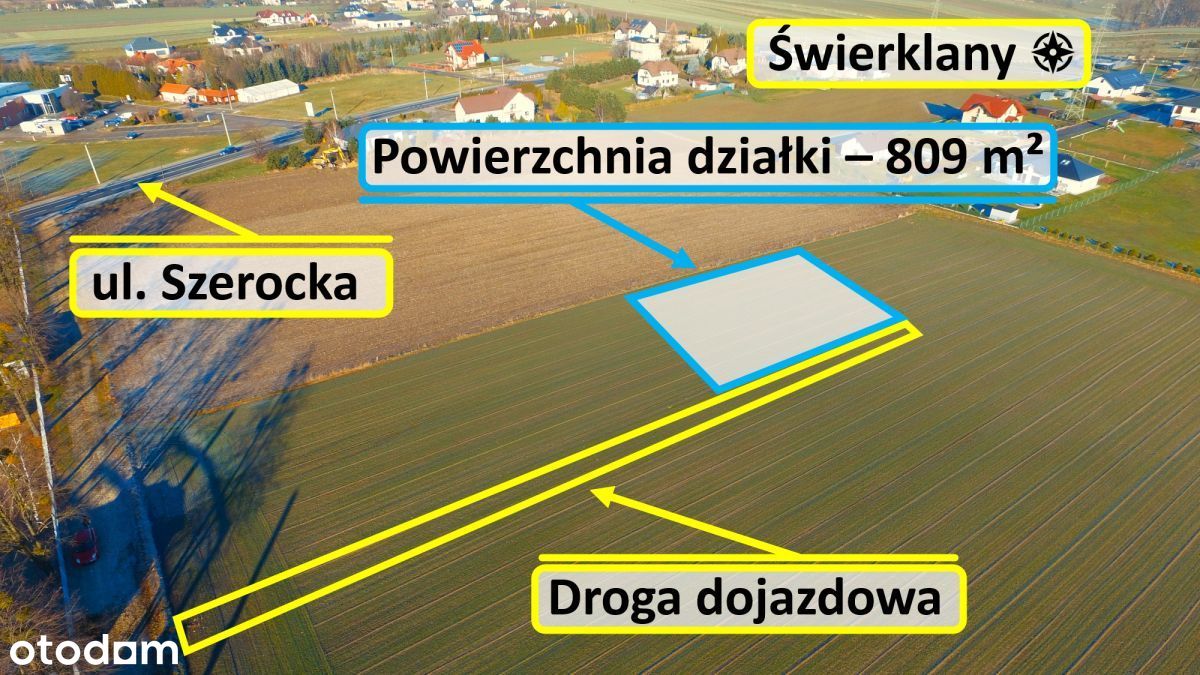 Działka budowlana w Świerklanach