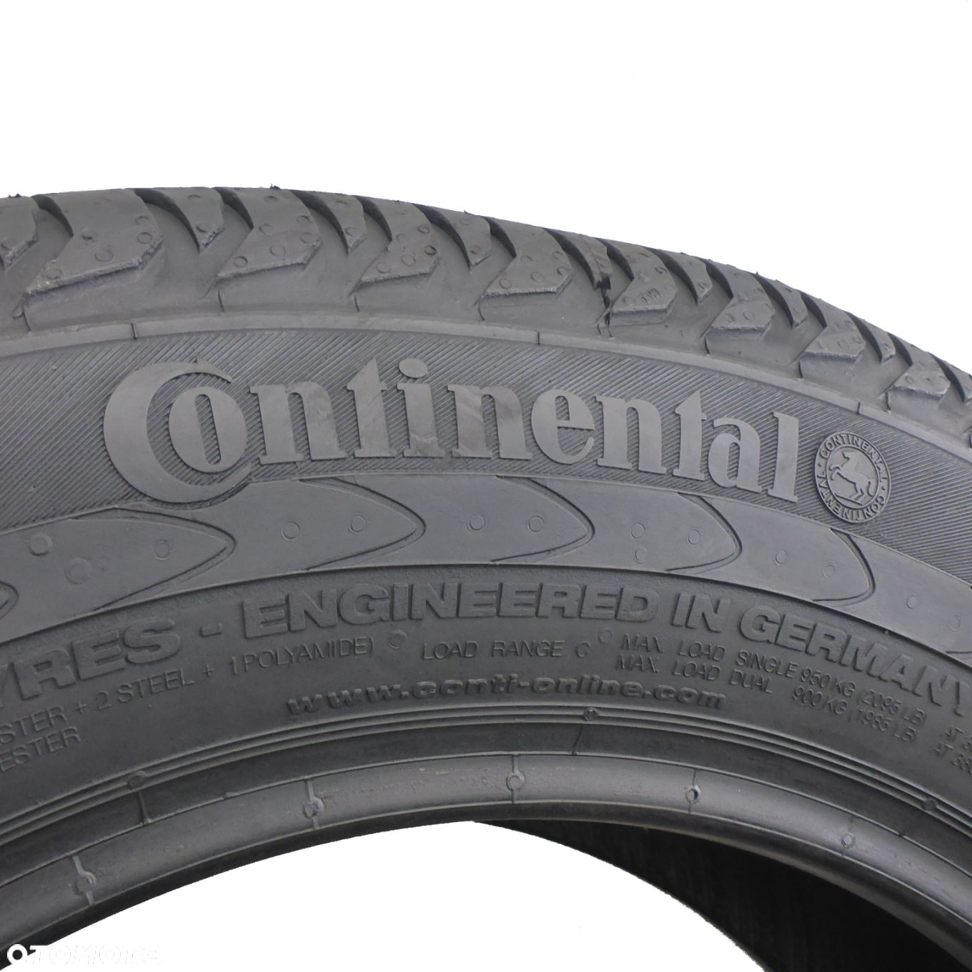 4 x CONTINENTAL 215/65 R16C 106/104T Vanco 2 Lato 2014 7,5-8,2mm - 6