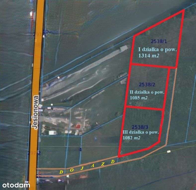 D-g Błędów 2 działki z pozwoleniem na budowę domów jednorodzinnych-1