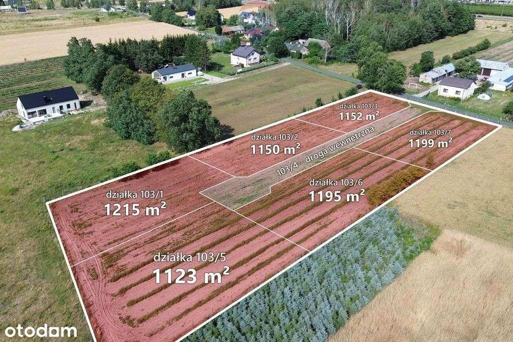 Działka budowlana 1215m2 Mszczonów - Pełny obrazek: 5/14