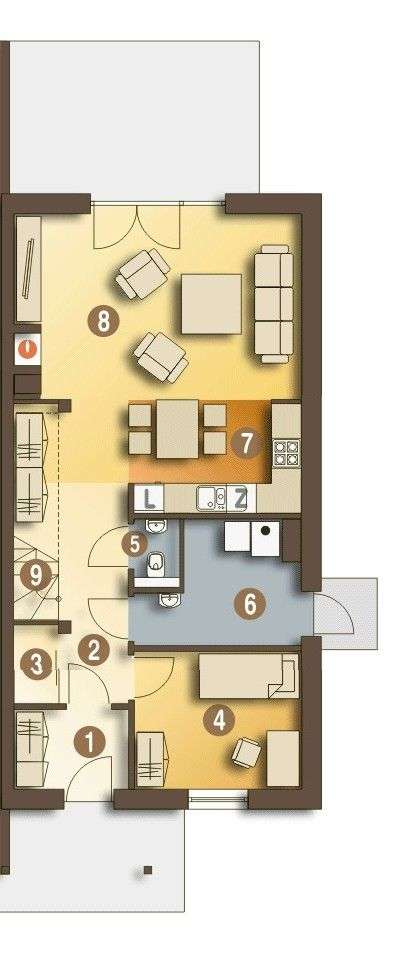 Dom, 121 m², Chodzież - Rataje, lewy segment - Pełny obrazek: 4/5