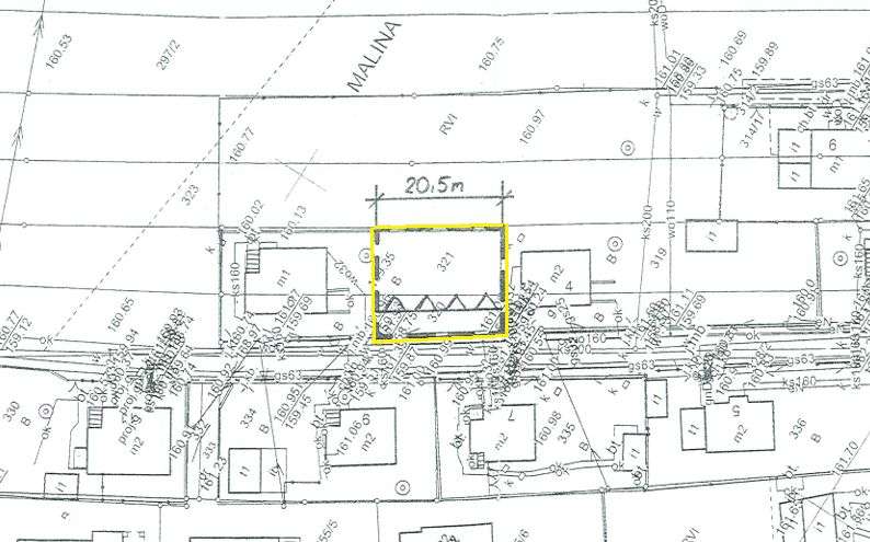 Działka Malina 220 M od jeziora-3
