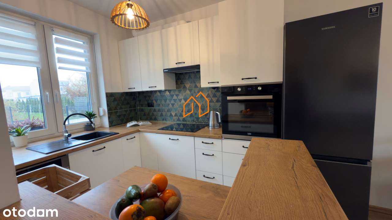 Mieszkanie dwupoziomowe z ogródkiem w Dominowie.-6