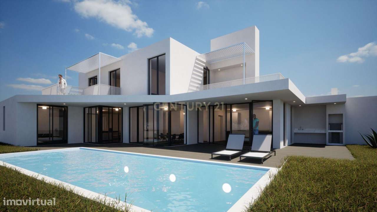 Luxuosa Moradia Independente Nova com piscina perto do Meco -  Sesimbr-7