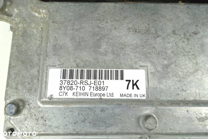 KOMPUTER STEROWNIK SILNIKA HONDA CIVIC 8 VIII UFO 1.4 16V 37820-RSJ-E01 7K - 3