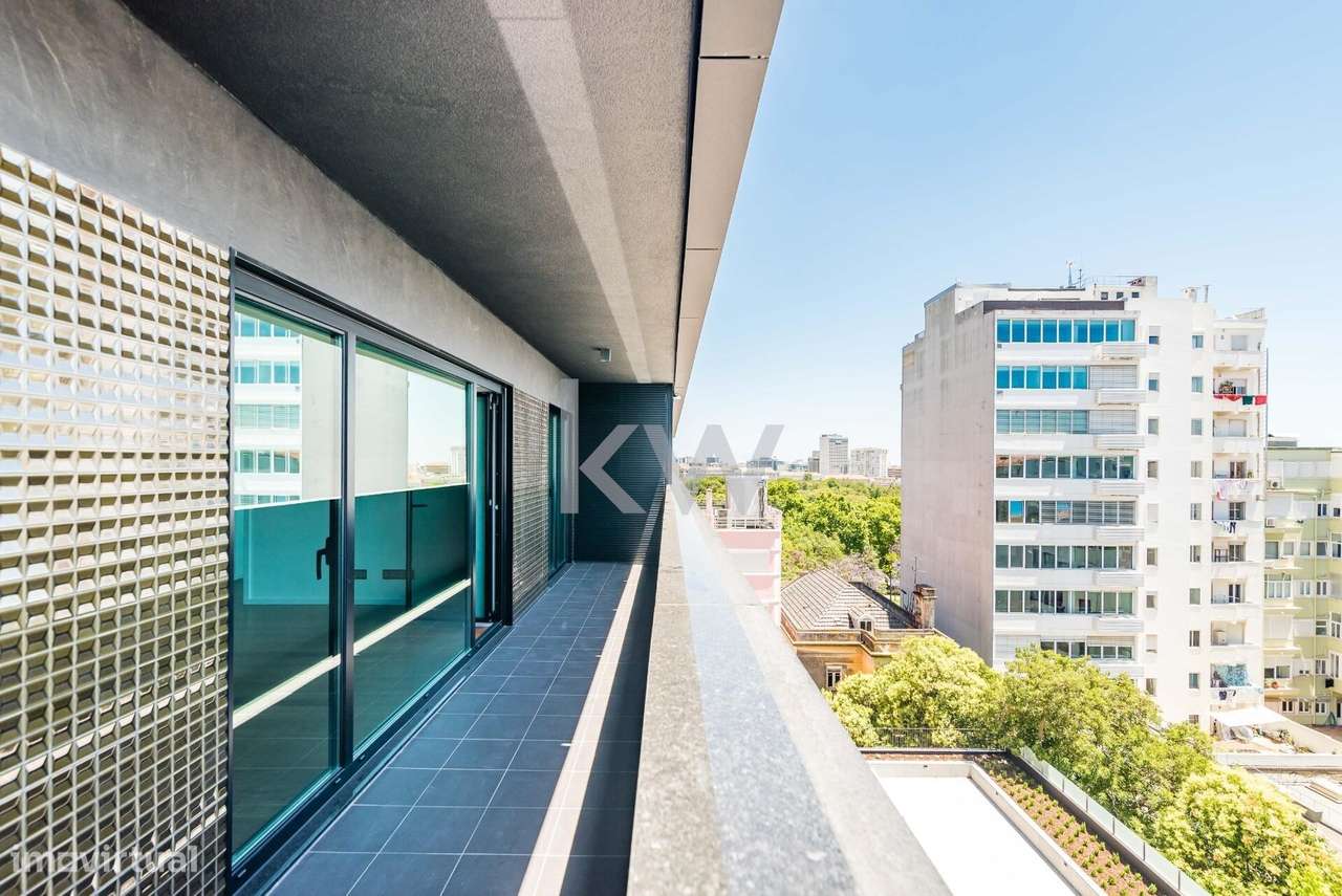 Apartamento T1 Novo - com Varanda - Lugar de Garagem - Arrecadação  - - Grande imagem: 5/26