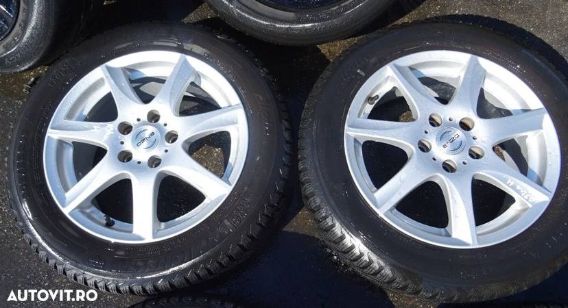 Jante aliaj R16 Opel Astra H 6.5Jx16H2 cu cauciuc 205/55 R16 - 3