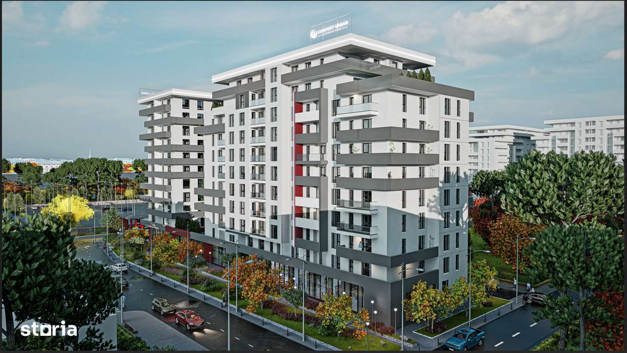 Apartament de 3 camere cu terasa, 96.70 mp  Confort Urban Evolution-3