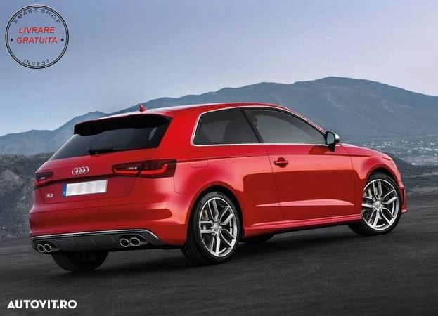 Difuzor Bara Spate Audi A3 8V Hatchback Sportback (2012-2015) S3 Design- livrare gratuita - 10